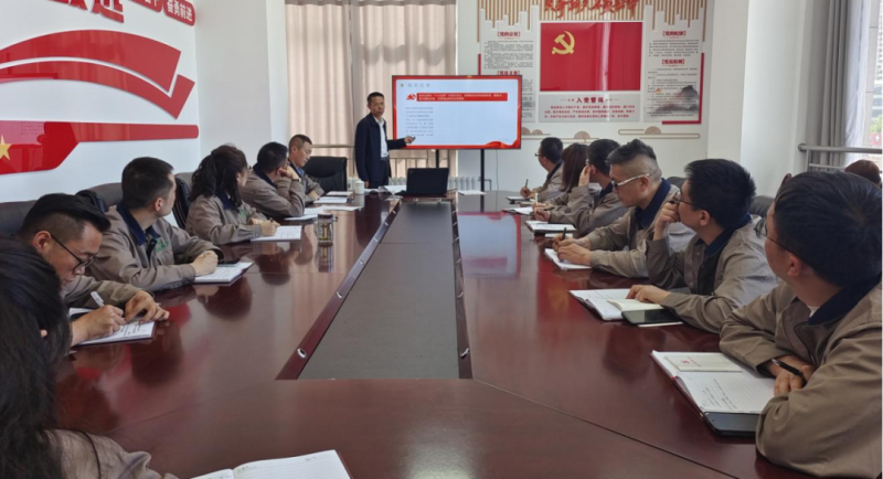 恪守&ldquo;六大紀律&rdquo; 筑牢思想根基&mdash;&mdash;集團黨委委員、紀委書記赴朝物開投公司黨支部講授專題黨課